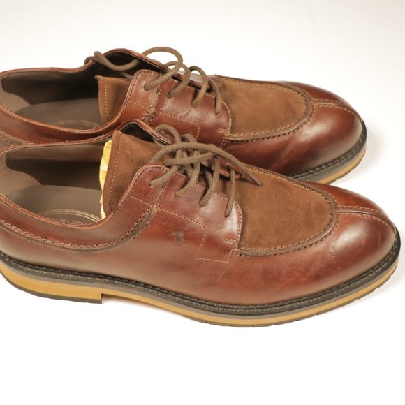 Tod's Lace up Size 11 US Brown - Picture 4 of 9
